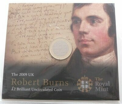2009 Robert Burns £2 Brilliant Uncirculated Coin Pack