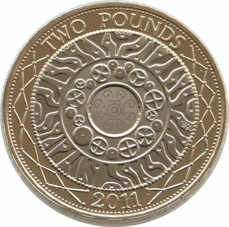 2011 Shoulders of Giants £2 Brilliant Uncirculated Coin