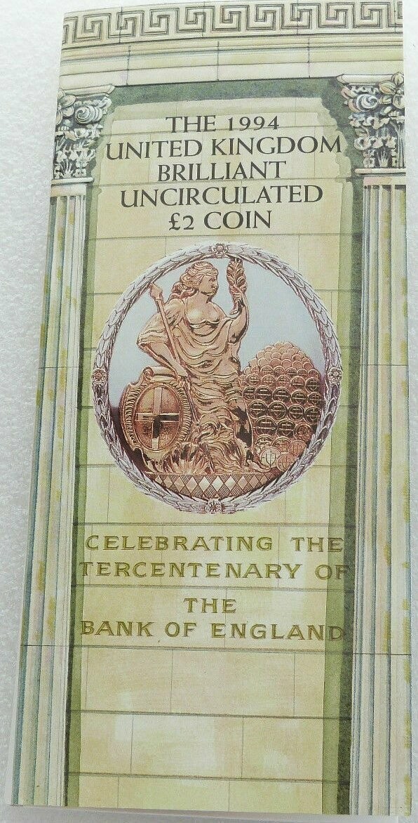 1994 Bank of England £2 Brilliant Uncirculated Coin Pack