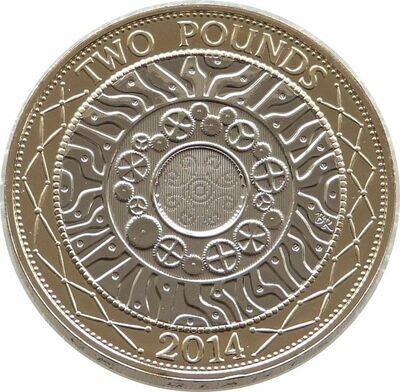 2014 Shoulders of Giants £2 Brilliant Uncirculated Coin