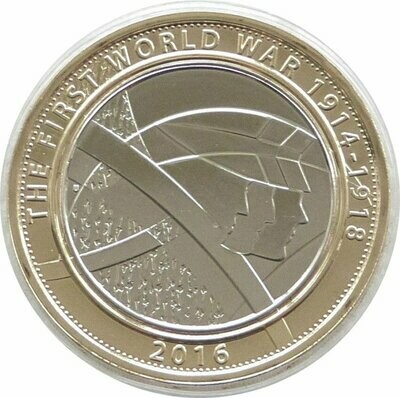 2016 First World War Army Pals Battalions £2 Brilliant Uncirculated Coin