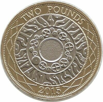 2015 Shoulders of Giants £2 Brilliant Uncirculated Coin - Fourth Portrait