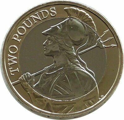 2015 Britannia Definitive £2 Brilliant Uncirculated Coin - Fifth Portrait