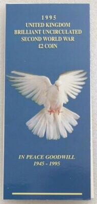 1995 End of Second World War Dove £2 Brilliant Uncirculated Coin Pack
