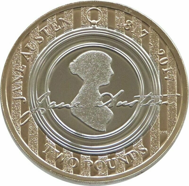 2017 Jane Austen £2 Brilliant Uncirculated Coin