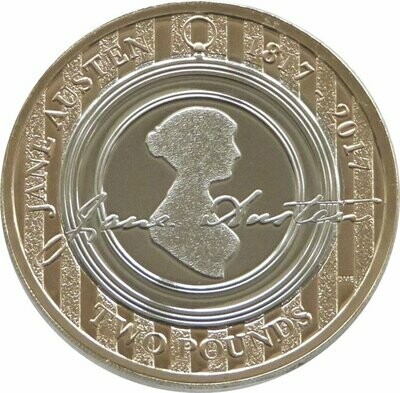 2017 Jane Austen £2 Brilliant Uncirculated Coin