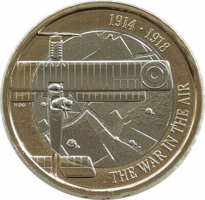 2017 First World War Aviation £2 Brilliant Uncirculated Coin
