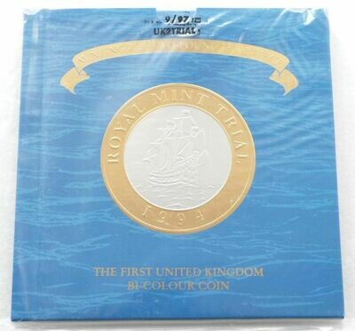 1994 Royal Mint First Trial Strike Bi-Colour £2 Coin Set Sealed