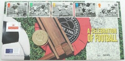 1996 Celebration of Football £2 Brilliant Uncirculated Coin First Day Cover