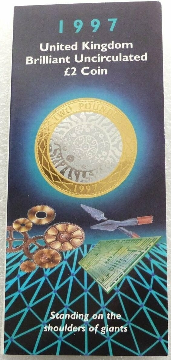 1997 Shoulders of Giants £2 Brilliant Uncirculated Coin Pack