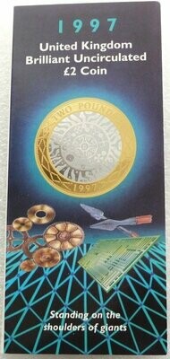 1997 Shoulders of Giants £2 Brilliant Uncirculated Coin Pack