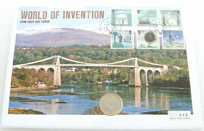 1998 Shoulders of Giants £2 Brilliant Uncirculated Coin First Day Cover