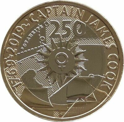 2019 Captain Cook £2 Brilliant Uncirculated Coin