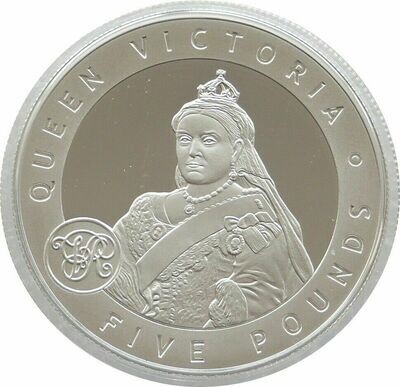 2006 Guernsey Great Britons Queen Victoria £5 Silver Proof Coin