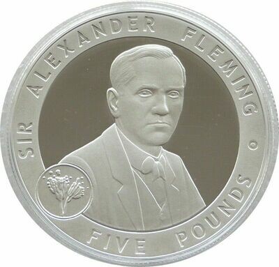 2007 Guernsey Great Britons Sir Alexander Fleming £5 Silver Proof Coin