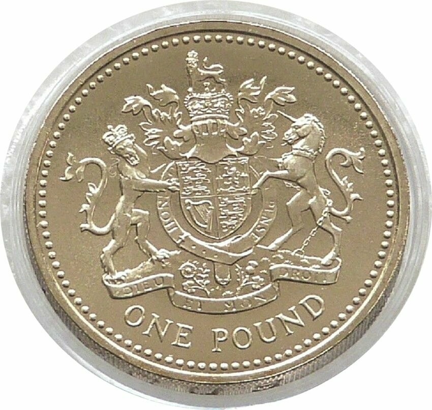 1993 Royal Arms £1 Brilliant Uncirculated Coin