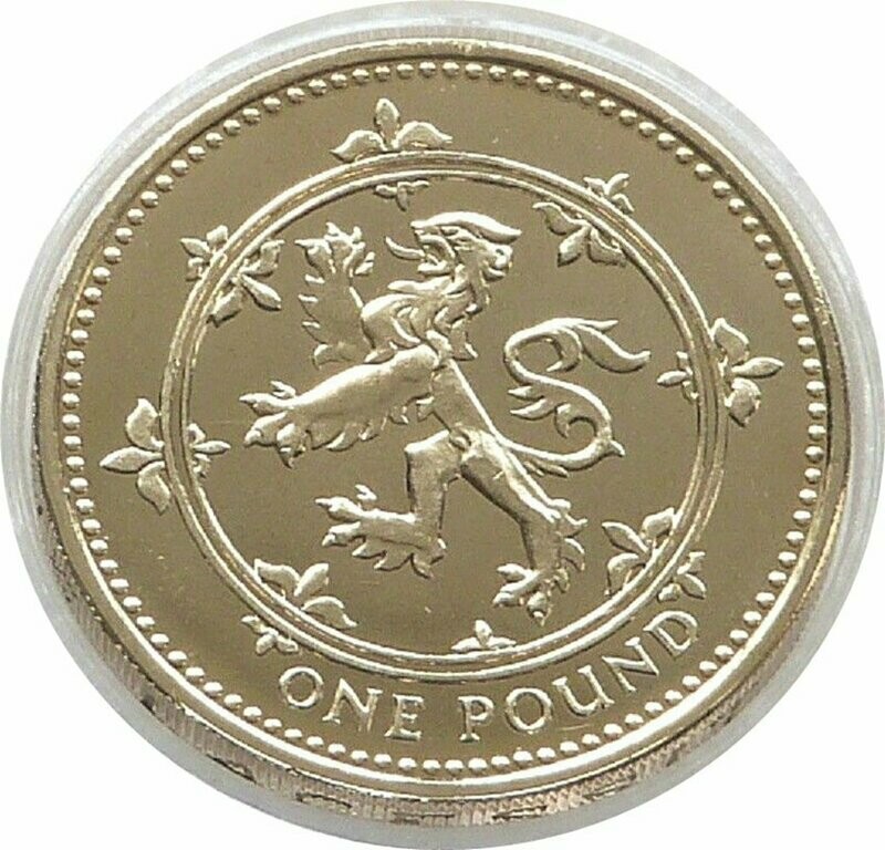 1994 Scottish Rampant Lion £1 Brilliant Uncirculated Coin