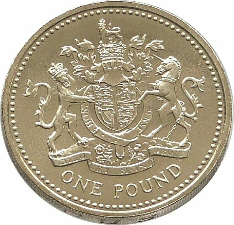 1998 Royal Arms £1 Brilliant Uncirculated Coin