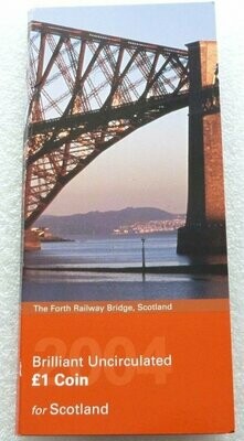 2004 Forth Railway Bridge £1 Brilliant Uncirculated Coin Pack