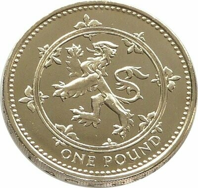 1999 Scottish Rampant Lion £1 Brilliant Uncirculated Coin