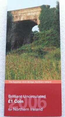 2006 Egyptian Arch Bridge £1 Brilliant Uncirculated Coin Pack