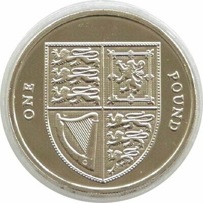 2008 Royal Shield of Arms £1 Brilliant Uncirculated Coin