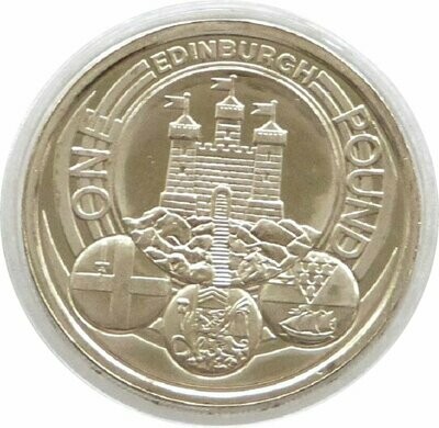 2011 Capital Cities of the UK Edinburgh £1 Brilliant Uncirculated Coin