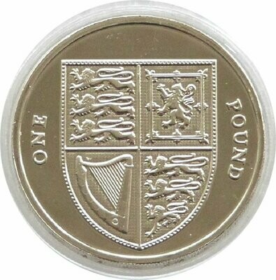 2013 Royal Shield of Arms £1 Brilliant Uncirculated Coin