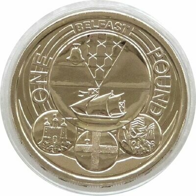 2010 Capital Cities of the UK Belfast £1 Brilliant Uncirculated Coin