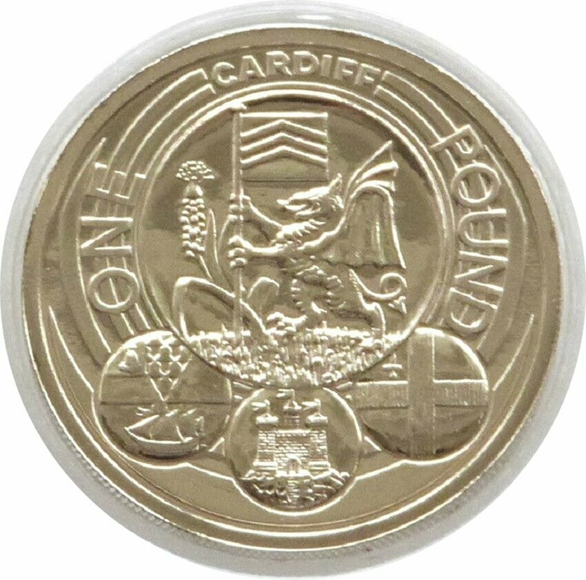 2011 Capital Cities of the UK Cardiff £1 Brilliant Uncirculated Coin