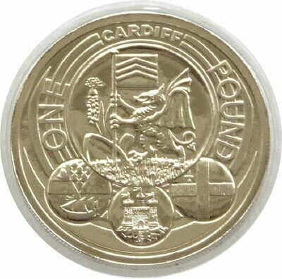 2011 Capital Cities of the UK Cardiff £1 Brilliant Uncirculated Coin