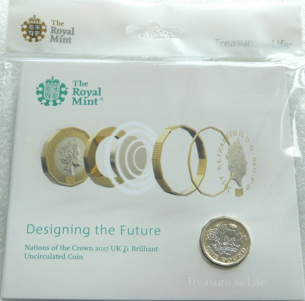 2017 Nations of the Crown £1 Brilliant Uncirculated Coin Pack - Fifth Portrait