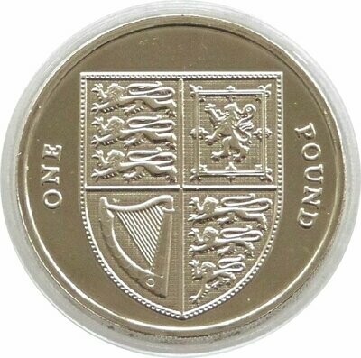 2010 Royal Shield of Arms £1 Brilliant Uncirculated Coin