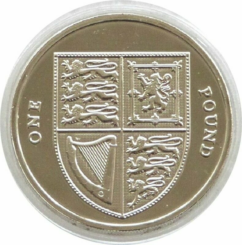 2016 Royal Shield of Arms £1 Brilliant Uncirculated Coin