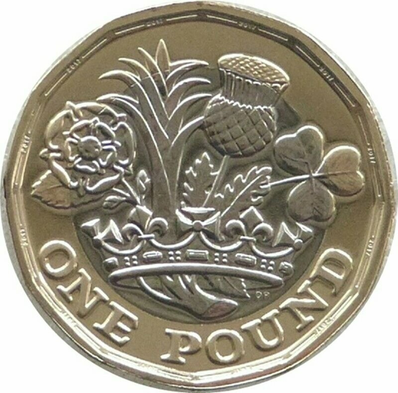 2017 Nations of the Crown £1 Brilliant Uncirculated Coin - Fifth Portrait