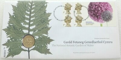 2000 Welsh Dragon £1 Brilliant Uncirculated Coin First Day Cover