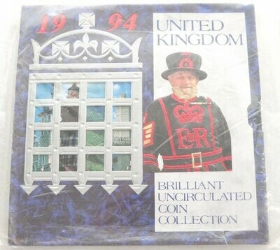1994 Royal Mint Annual Brilliant Uncirculated 8 Coin Set Sealed