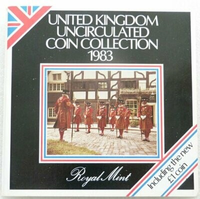 1983 Royal Mint Annual Brilliant Uncirculated 8 Coin Set