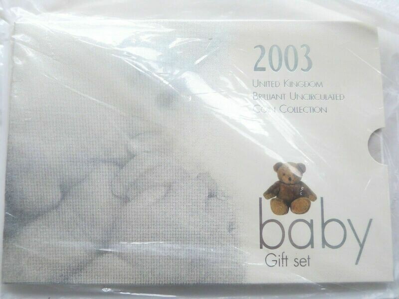 2003 Royal Mint Baby Gift Annual Brilliant Uncirculated 10 Coin Set Sealed