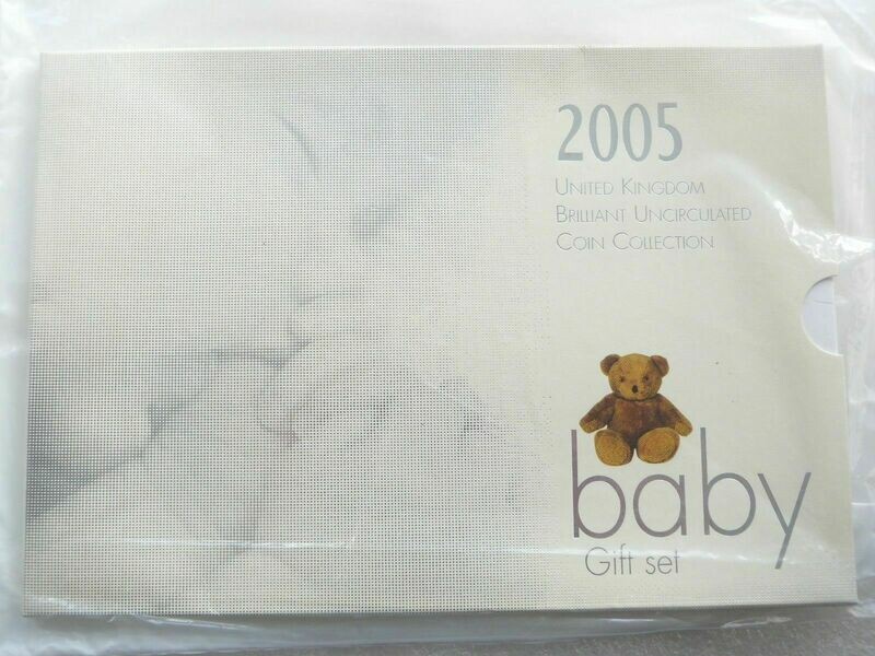 2005 Royal Mint Baby Gift Annual Brilliant Uncirculated 10 Coin Set Sealed