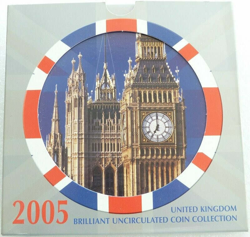 2005 Royal Mint Annual Brilliant Uncirculated 10 Coin Set