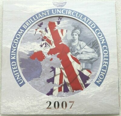 2007 Royal Mint Annual Brilliant Uncirculated 9 Coin Set