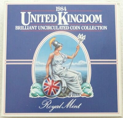 1984 Royal Mint Annual Brilliant Uncirculated 8 Coin Set