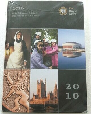 2010 Royal Mint Annual Brilliant Uncirculated 12 Coin Set Sealed