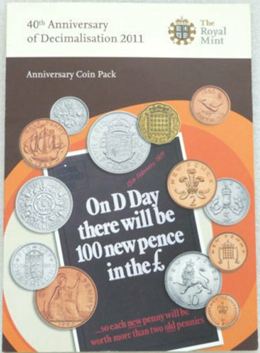 2011 Decimalisation 40th Anniversary Brilliant Uncirculated 7 Coin Set
