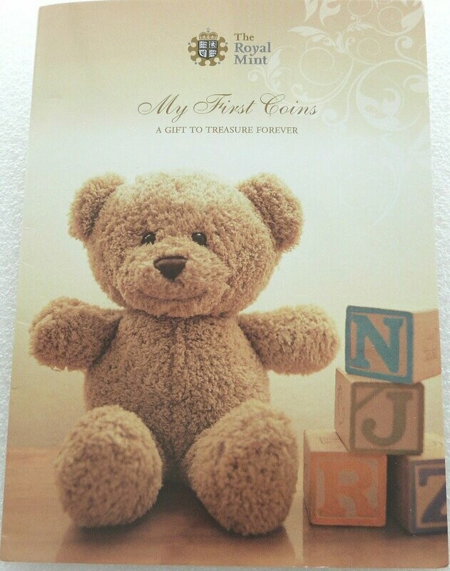 2013 My First Coins Baby Gift Annual Brilliant Uncirculated 8 Coin Set Pack Sealed