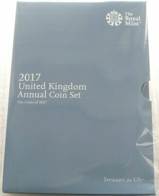 2017 Royal Mint Annual Brilliant Uncirculated 13 Coin Set Sealed