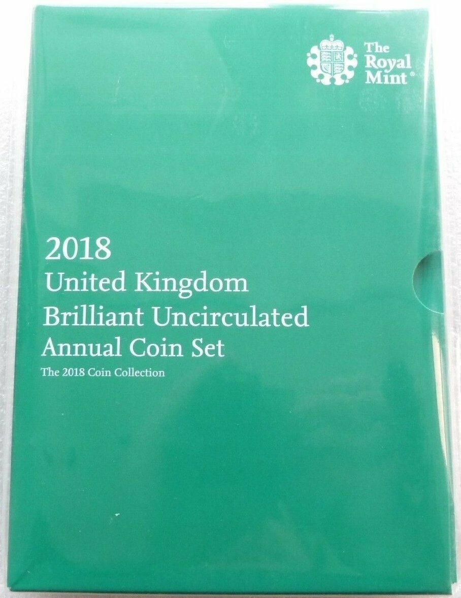 2018 Royal Mint Annual Brilliant Uncirculated 13 Coin Set Sealed