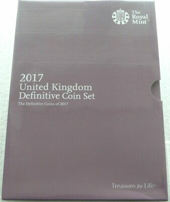 2017 Royal Mint Annual Definitive Brilliant Uncirculated 8 Coin Set