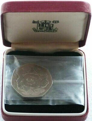 1973 Accession to the EEC Hands 50p Brilliant Uncirculated Coin Boxed